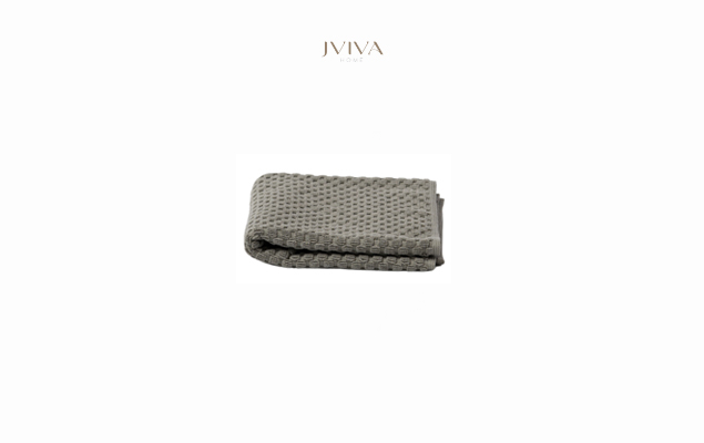 ผ้าเช็ดหน้าคอตตอน Luxe  ขนาด 12x12 นิ้ว (1.5 ปอนด์) - ลายจุด (Dotted) สีเขียว Sage Green