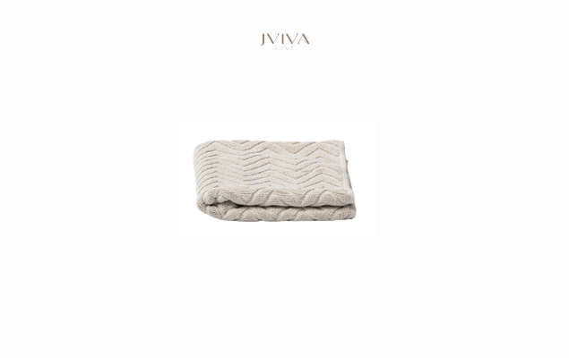 ผ้าเช็ดหน้าคอตตอน Luxe  ขนาด 12x12 นิ้ว (1.5 ปอนด์) - ลายซิกแซก (Chevron) สีเขียว Green Seasalt