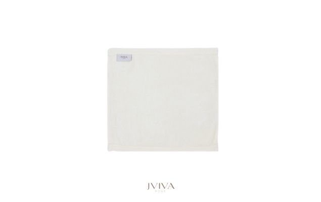 ผ้าเช็ดหน้าใยไผ่ 100% ขนาด 13x13 นิ้ว สีครีม Cream Milkshake