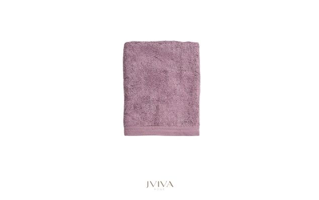 ผ้าเช็ดผมใยไผ่ 100% ขนาด 15x30 นิ้ว  สีม่วง Purple Passion
