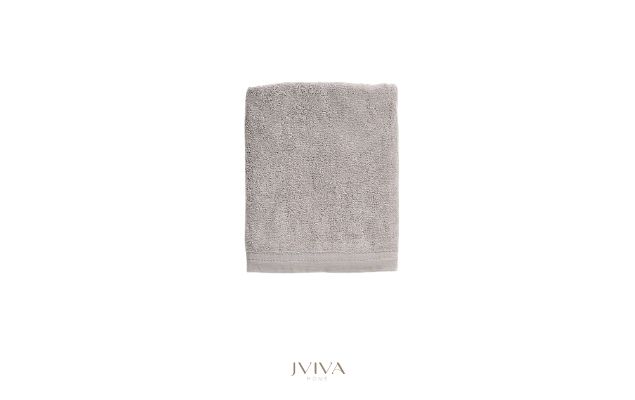 ผ้าเช็ดผมใยไผ่ 100% ขนาด 15x30 นิ้ว  สีเทา Grey Fieldstone
