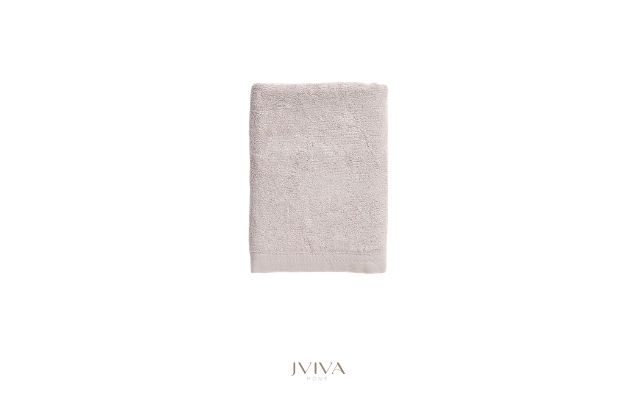 ผ้าเช็ดผมใยไผ่ 100% ขนาด 15x30 นิ้ว สีเทา Grey Lilac
