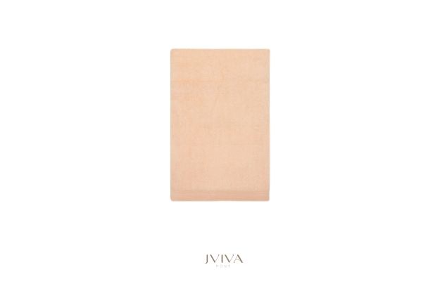 ผ้าเช็ดตัวใยไผ่ 100% ขนาด 24x48 นิ้ว Size S สีพีช Peach Puff