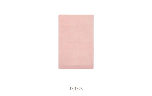 ผ้าเช็ดตัวใยไผ่ 100% ขนาด 24x48 นิ้ว Size S สีชมพู Rose Quartz