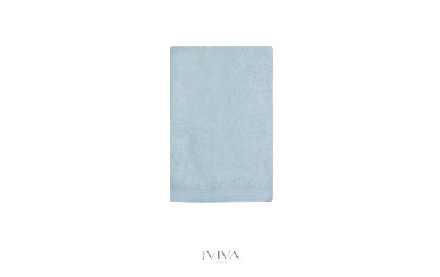 ผ้าเช็ดตัวใยไผ่ 100% ขนาด 24x48 นิ้ว Size S สีฟ้า Whispy Blue