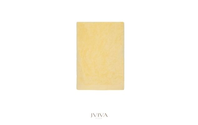 ผ้าเช็ดตัวใยไผ่ 100% ขนาด 24x48 นิ้ว Size S สีเหลือง Yellow Sundance