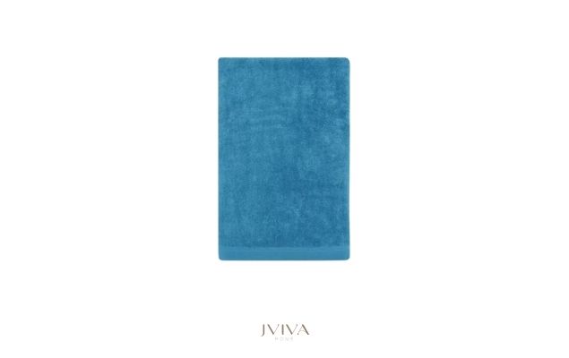 ผ้าเช็ดตัวใยไผ่ 100% ขนาด 24x48 นิ้ว Size S สีน้ำเงิน Blue Mosaic