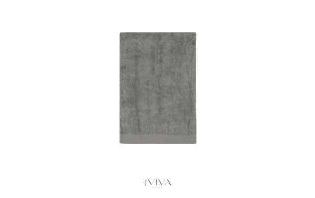 ผ้าเช็ดตัวใยไผ่ 100% ขนาด 24x48 นิ้ว Size S สีเทา Grey Fieldstone