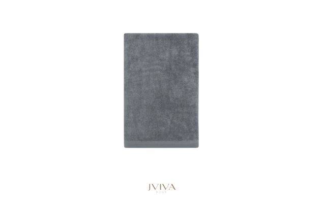 ผ้าเช็ดตัวใยไผ่ 100% ขนาด 24x48 นิ้ว Size S  สีเทา Grey Twilight Blue