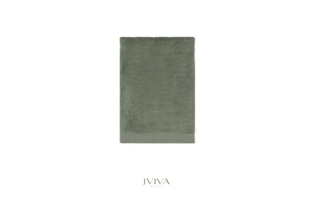 ผ้าเช็ดตัวใยไผ่ 100% ขนาด 24x48 นิ้ว Size S  สีเขียว Sage Green