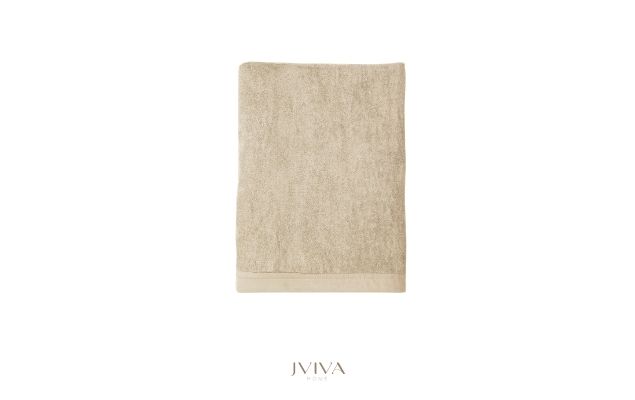 ผ้าเช็ดตัวใยไผ่ 100% ขนาด 24x48 นิ้ว Size S สีน้ำตาล Brown Hazelnut