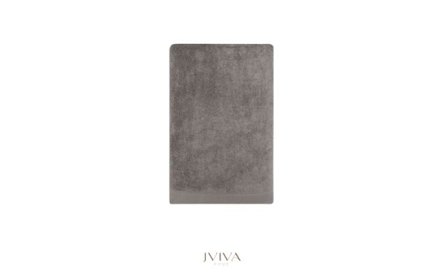 ผ้าเช็ดตัวใยไผ่ 100% ขนาด 27x60 นิ้ว Size L สีเทา Grey Charcoal