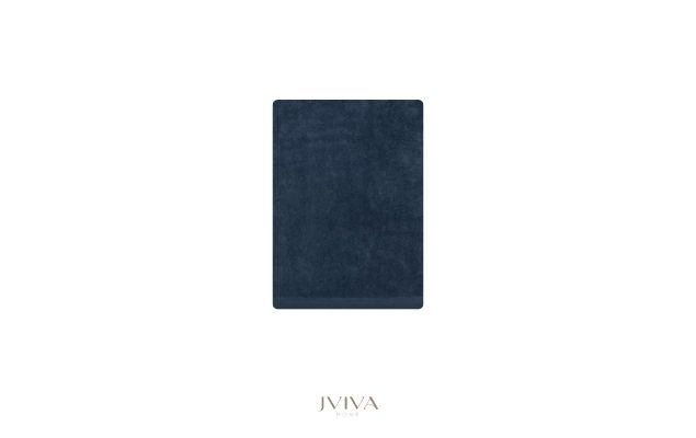 ผ้าขนหนูใยไผ่ 100% เช็ดตัว ไซซ์ M 27x54 นิ้ว - BambooPure Collection กรมท่า Navy Peony
