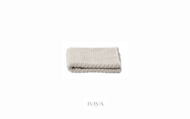 ผ้าขนหนูคอตตอน เช็ดหน้า 12x12 นิ้ว - CottonLuxe Collection_Dotted เขียว Green Seasalt