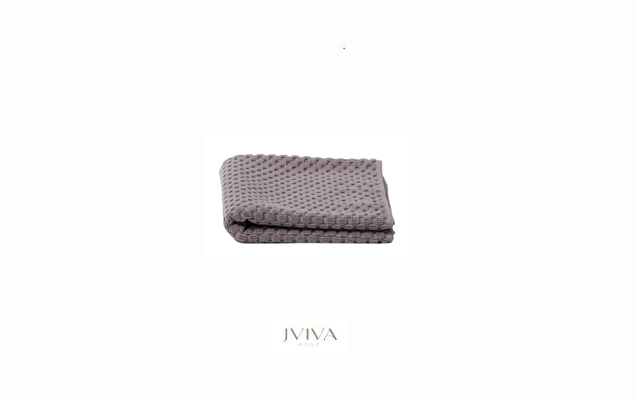 ผ้าขนหนูคอตตอน เช็ดหน้า 12x12 นิ้ว - CottonLuxe Collection_Dotted น้ำตาล Brown Stone