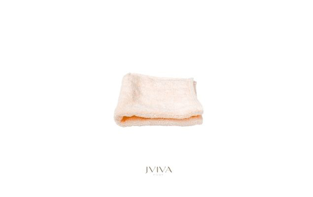 ผ้าขนหนูคอตตอน เช็ดหน้า 12x12 นิ้ว - CottonLuxe Collection_Plain พีช Peach Apricot