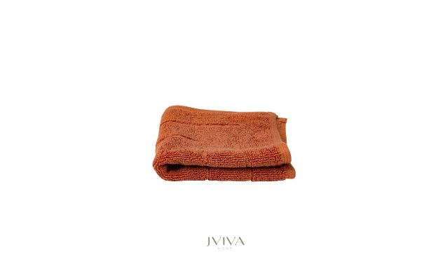 ผ้าขนหนูคอตตอน เช็ดหน้า 12x12 นิ้ว - CottonLuxe Collection_Parallel แดง Red Berry