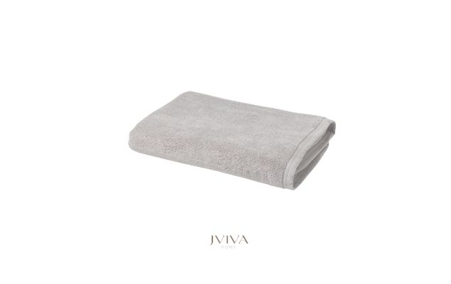 ผ้าขนหนูคอตตอน เช็ดผม 15x30 นิ้ว - CottonLuxe Collection_Plain เทา Ash Grey