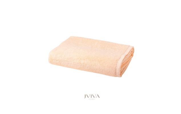 ผ้าขนหนูคอตตอน เช็ดผม 15x30 นิ้ว - CottonLuxe Collection_Plain พีช Peach Apricot