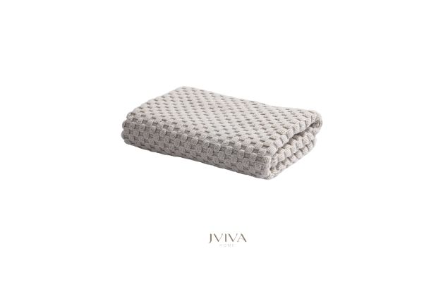 ผ้าขนหนูคอตตอน เช็ดผม 15x30 นิ้ว - CottonLuxe Collection_Dotted เขียว Green Seasalt