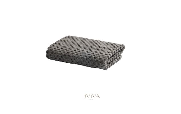 ผ้าขนหนูคอตตอน เช็ดผม 15x30 นิ้ว - CottonLuxe Collection_Dotted เขียว Sage Green