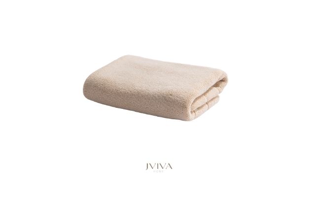 ผ้าขนหนูคอตตอน เช็ดผม 15x30 นิ้ว - CottonLuxe Collection_Parallel เบจ Beige Bone