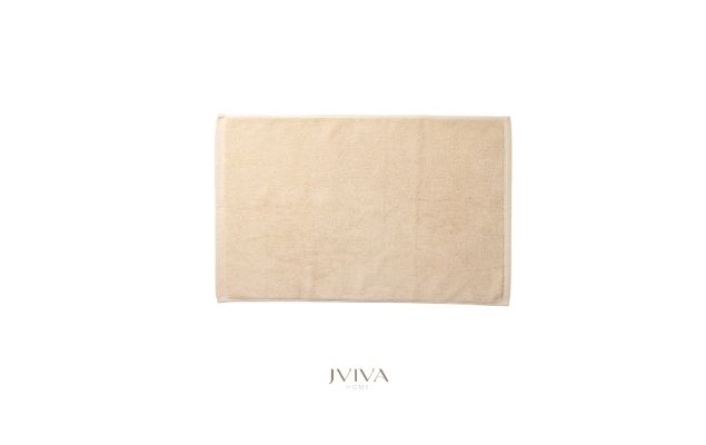 ผ้าเช็ดเท้าคอตตอน 18x28 นิ้ว - CottonLuxe Collection_Plain เบจ Beige Bone