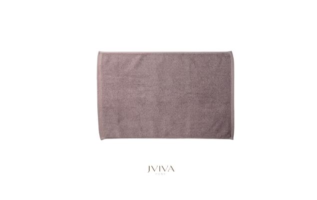 ผ้าเช็ดเท้าคอตตอน 18x28 นิ้ว - CottonLuxe Collection_Plain น้ำตาล Brownstone