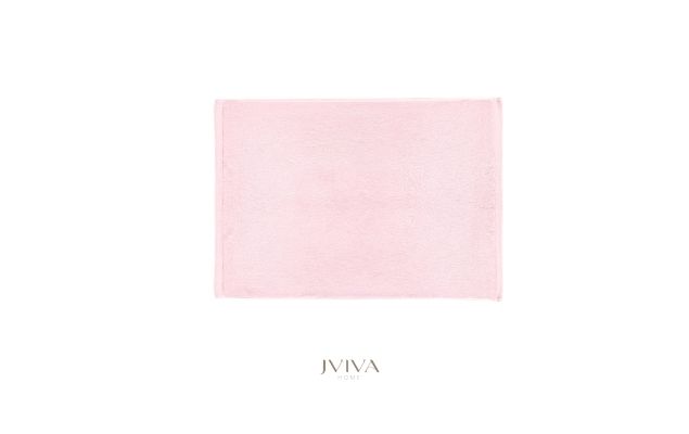 ผ้าเช็ดเท้าคอตตอน 18x28 นิ้ว - CottonLuxe Collection_Plain ชมพู Pink Blossom