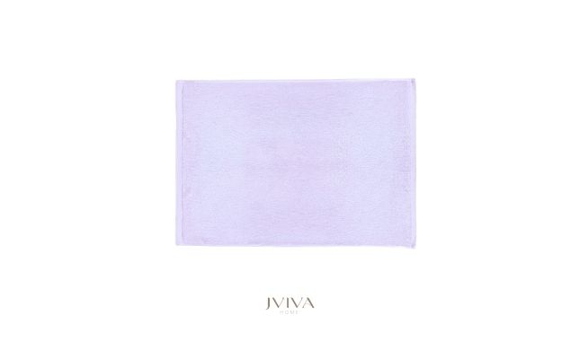 ผ้าเช็ดเท้าคอตตอน 18x28 นิ้ว - CottonLuxe Collection_Plain ม่วง Purple Lavender