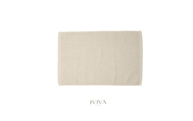 ผ้าเช็ดเท้าคอตตอน 18x28 นิ้ว - CottonLuxe Collection_Dotted เขียว Green Seasalt