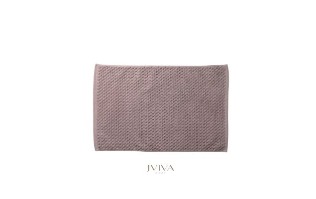 ผ้าเช็ดเท้าคอตตอน 18x28 นิ้ว - CottonLuxe Collection_Dotted น้ำตาล Brown Stone