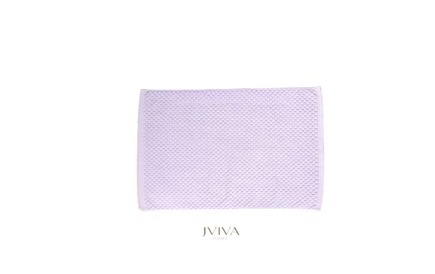 ผ้าเช็ดเท้าคอตตอน 18x28 นิ้ว - CottonLuxe Collection_Dotted ม่วง Purple Lavender