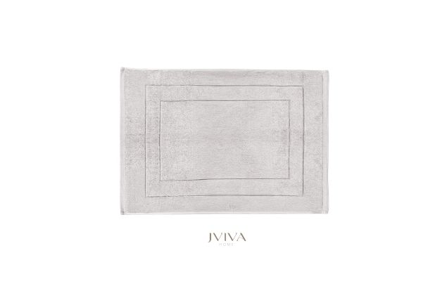 ผ้าเช็ดเท้าคอตตอน 18x28 นิ้ว - CottonLuxe Collection_Parallel เทา Ash Grey