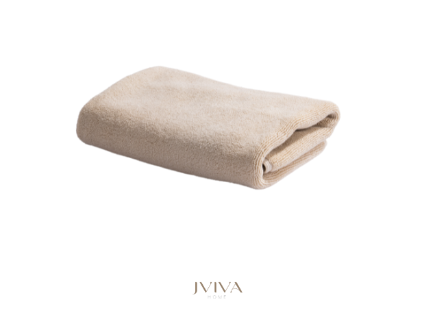 ผ้าเช็ดหน้า : ขนาด 12x12 นิ้ว (1.5 ปอนด์) สีเบจ