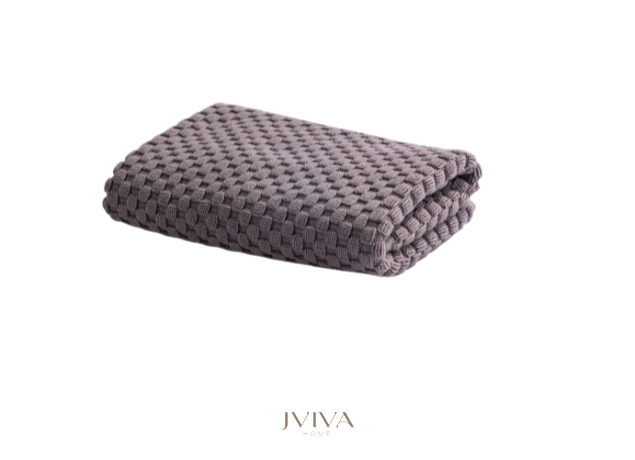 ผ้าเช็ดหน้า : ขนาด 12x12 นิ้ว (1.5 ปอนด์) สีน้ำตาล Brown Stone