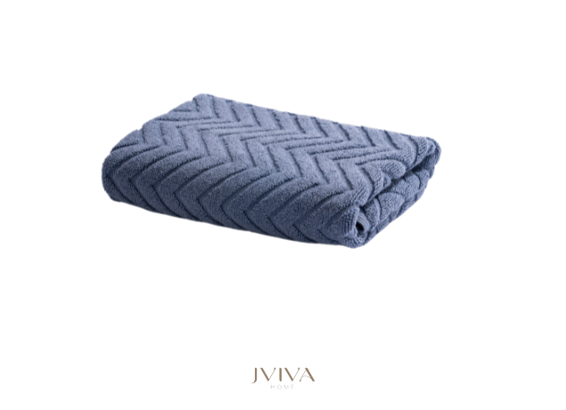 ผ้าเช็ดหน้า : ขนาด 12x12 นิ้ว (1.5 ปอนด์) สีฟ้า Dusty Blue