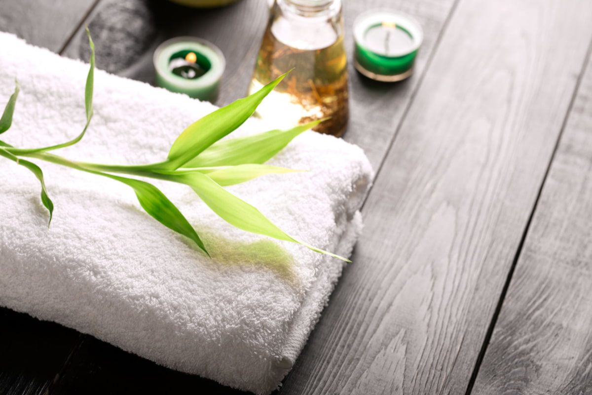 ผ้าขนหนูใยไผ่ธรรมชาติ 100%